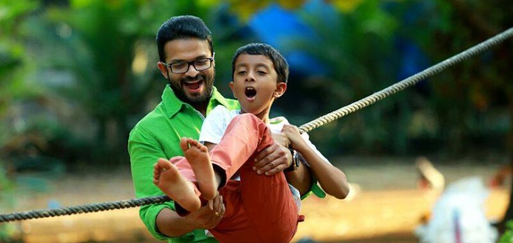 jayasurya with son
